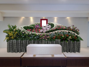 生野区葬儀　花祭壇